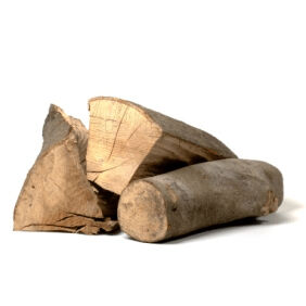 15 zakken gedroogd eikenhout à 8 kg