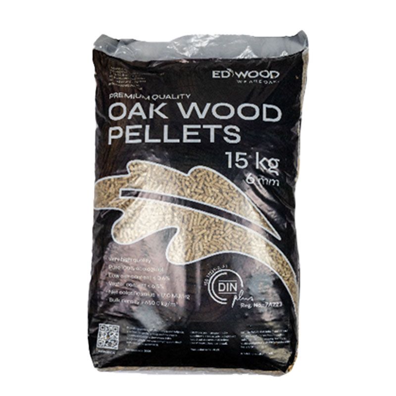 Hardhout pellets 6 mm PINI 30 kg voor verwarmen grillen roken Hardhout pellets 6 mm PINI 30 kg voor verwarmen grillen roken