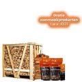 Halve pallet haardhout naar keuze + gratis aanmaakpakket t.w.v. €17                            