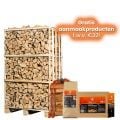 Hele pallet haardhout naar keuze + gratis aanmaakpakket t.w.v. €32                            