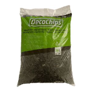 DecoChips Houtsnipper Black 20-40mm zak 35L