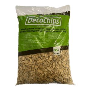 DecoChips Houtsnippers Naturel 20-40mm zak 35L