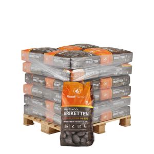 Giant Flames BBQ houtskool briketten 70 x 5kg (350kg)