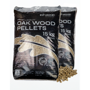 Pallet Edwood houtpellets 65 zakken x 15kg (975kg)