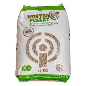 Wonterspan houtpellets zak 15kg