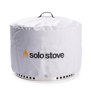 Solo Stove Yukon beschermhoes wit Vooraanzicht