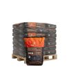 Halve pallet Giant Flames eucalyptus houtskool 20 zakken x 9kg (180kg) Sfeerfoto