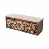 RedFire Handmade Wood Storage Bench Tyr 120 cm voorkant