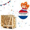 2 halve pallets haardhout naar keuze + gratis Koningsdagpakket t.w.v. €30