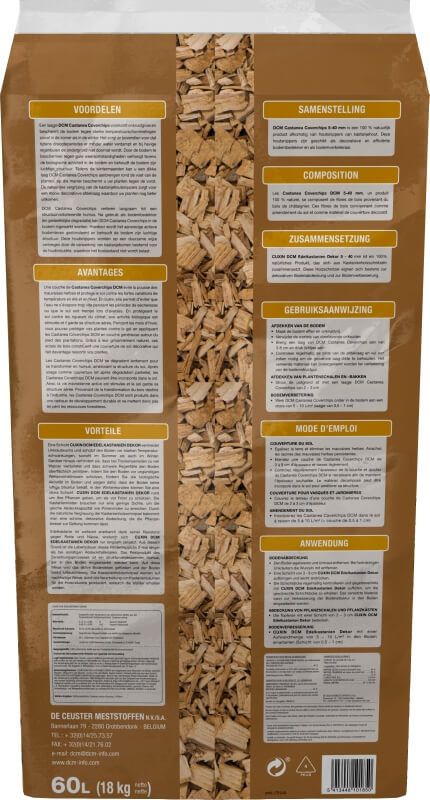 DCM bio Castanea CoverChips 5-40mm zak 60L, foto 3 van 4