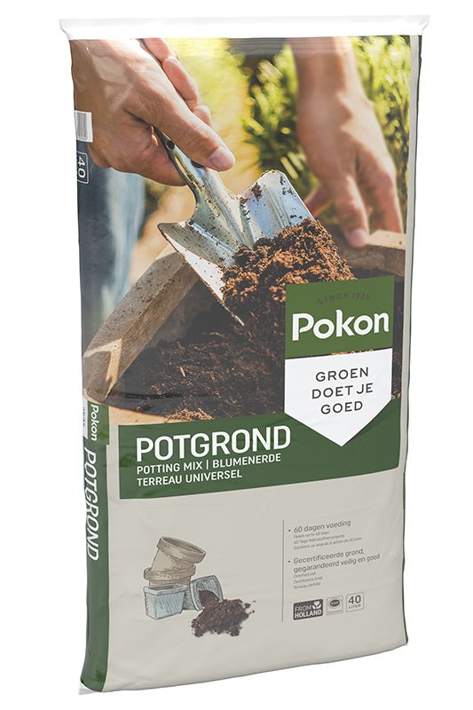 Halve pallet Pokon potgrond 25x40L (1000L), foto 5 van 6