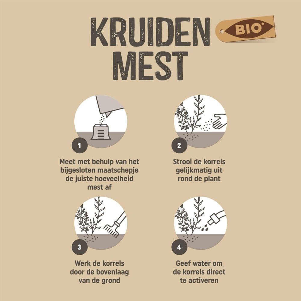 Pokon bio kruiden mest 1kg, foto 3 van 4