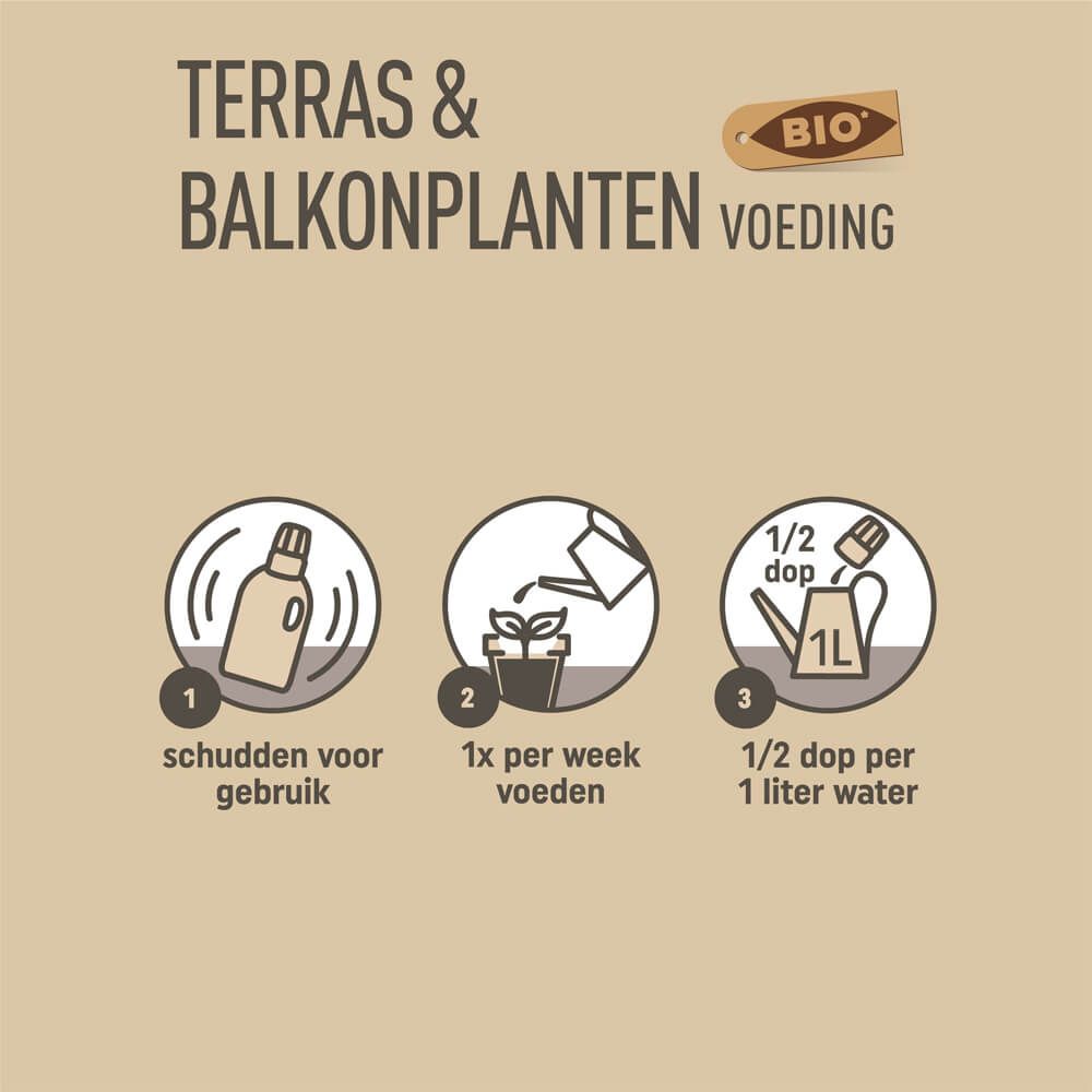 Pokon bio terras & balkonplanten voeding 500ml, foto 5 van 6
