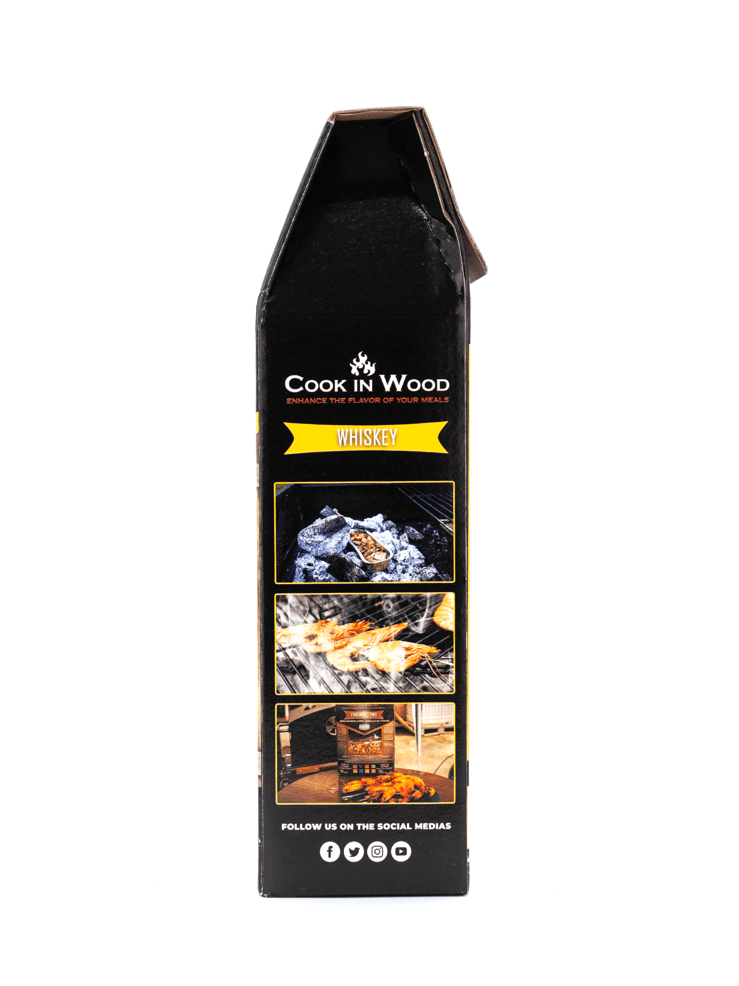Cook in Wood BBQ oak barrel wood chips whisky, foto 4 van 4