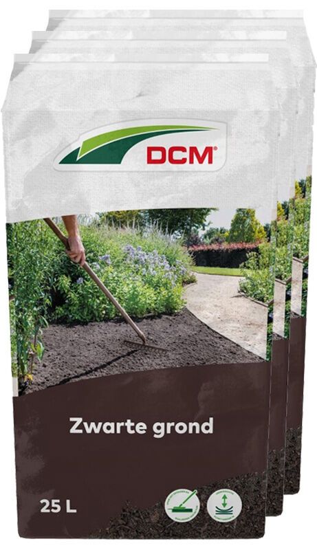 Pallet DCM bemeste zwarte grond 90x25L (2250L), foto 2 van 4
