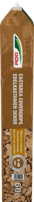 Halve pallet DCM bio Castanea CoverChips 5-40mm 20 x 60L (1200L), foto 4 van 5