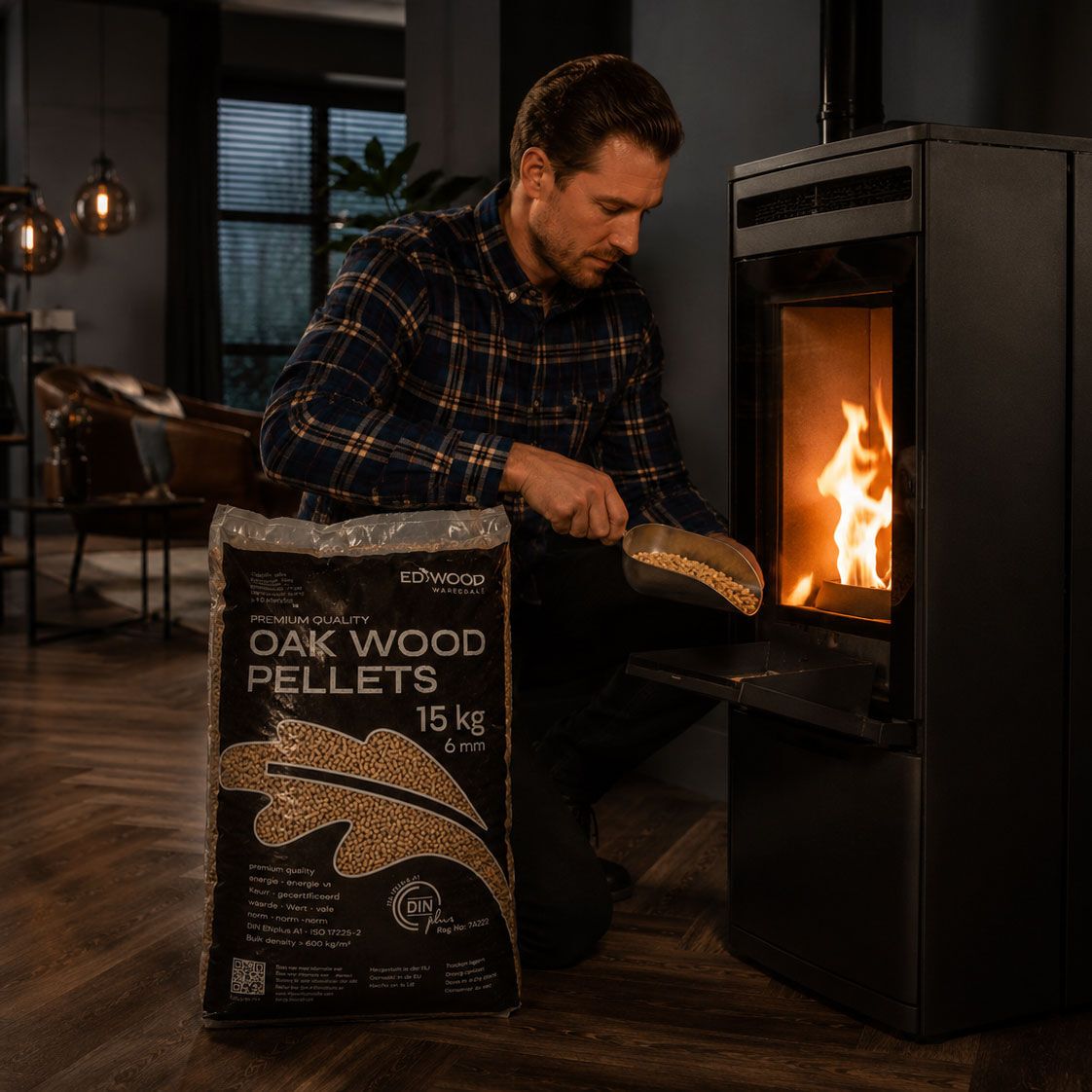 Edwood houtpellets zak 15kg, foto 4 van 4