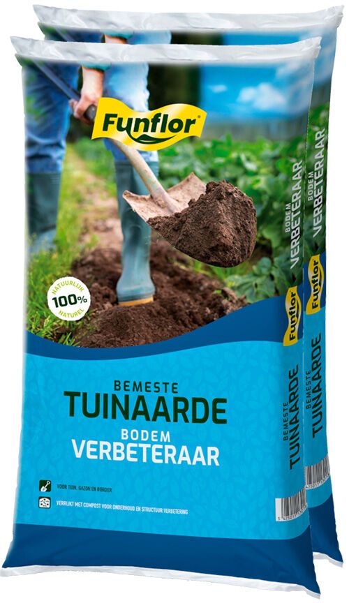 Halve pallet Funflor bemeste tuinaarde 30x40L (1200L), foto 2 van 2