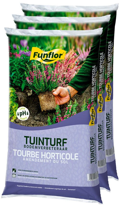 Pallet Funflor tuinturf 60 zakken x 40L (2400L), foto 2 van 2