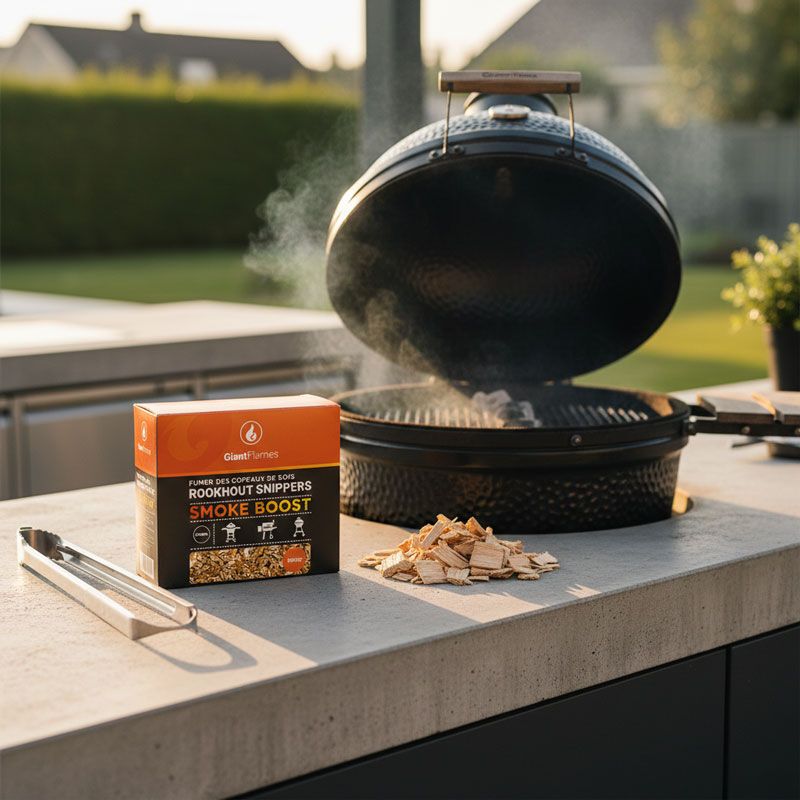 Giant Flames BBQ rookhout doos snippers beech, foto 4 van 4
