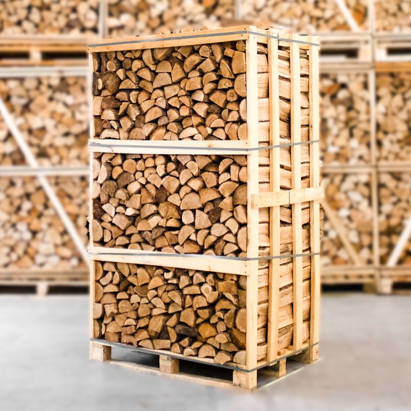 Hele pallet ovengedroogd gekloofd eiken haardhout 25cm, foto 4 van 4