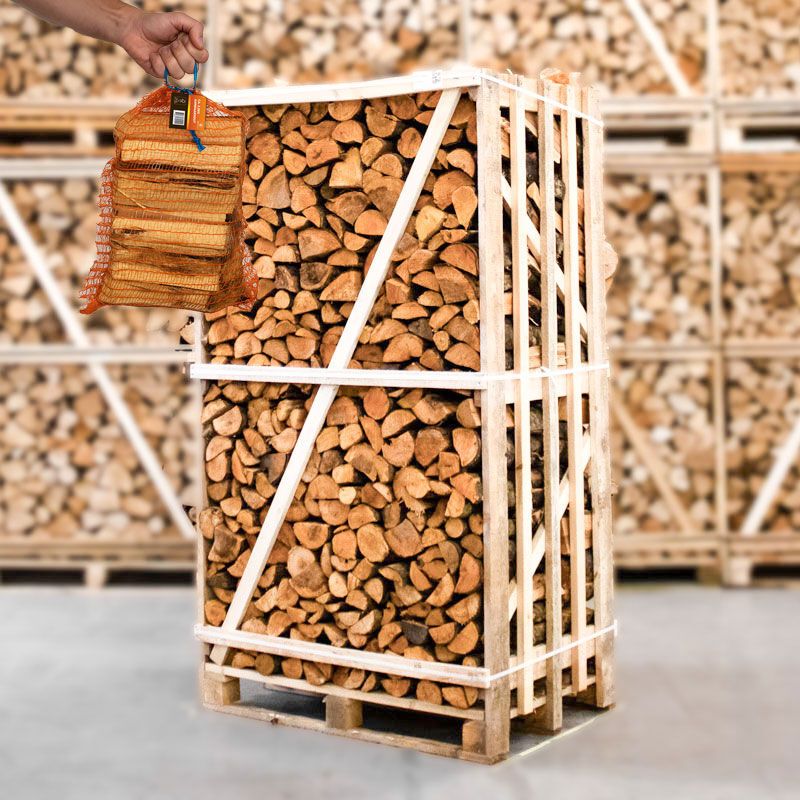 Hele pallet elzenhout + gratis 5 zakken aanmaakhout, foto 4 van 4