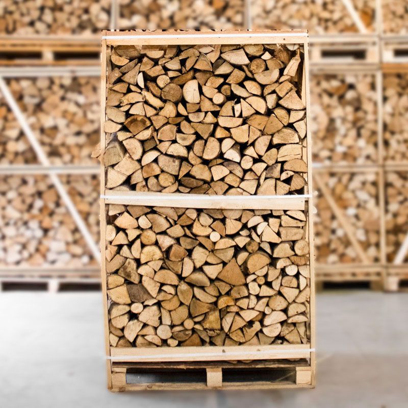 Hele pallet ovengedroogd gekloofd essen haardhout 25cm, foto 2 van 4