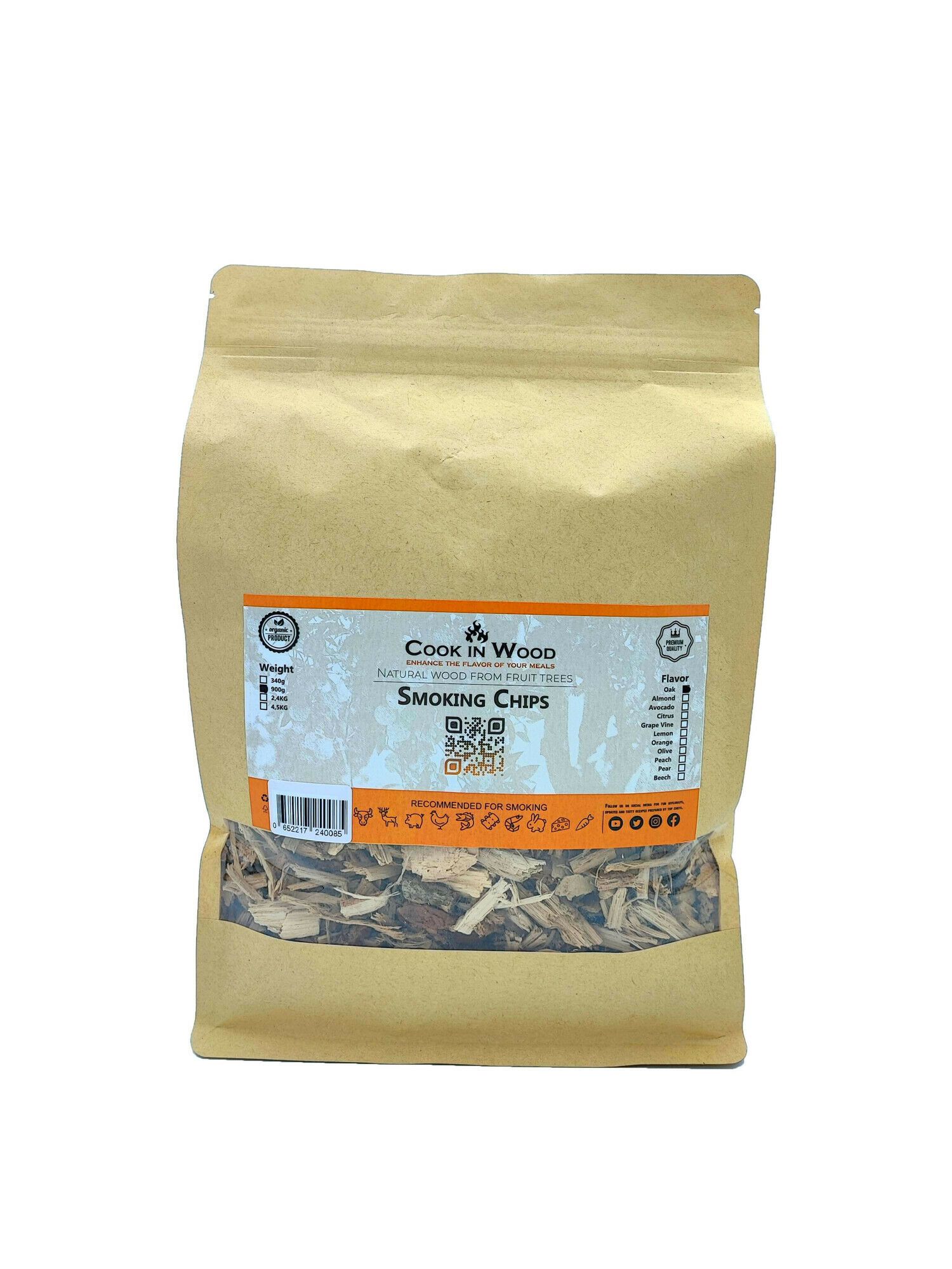 Cook in Wood BBQ mediterranean wood chips oak