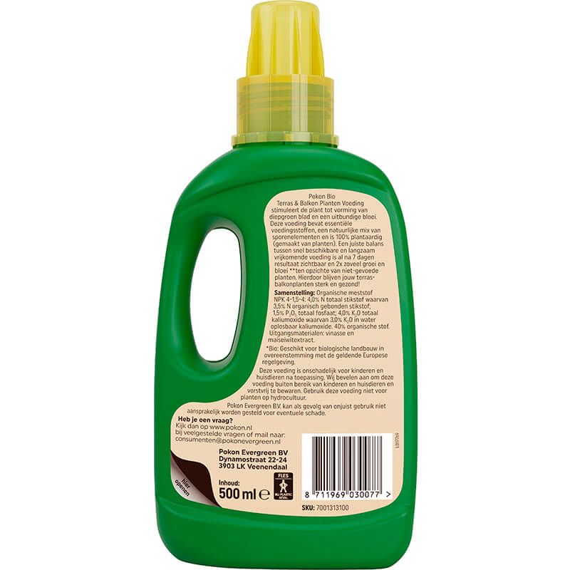 Pokon bio terras & balkonplanten voeding 500ml, foto 6 van 6