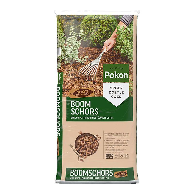 Pokon verse boomschors 15-40mm zak 60L