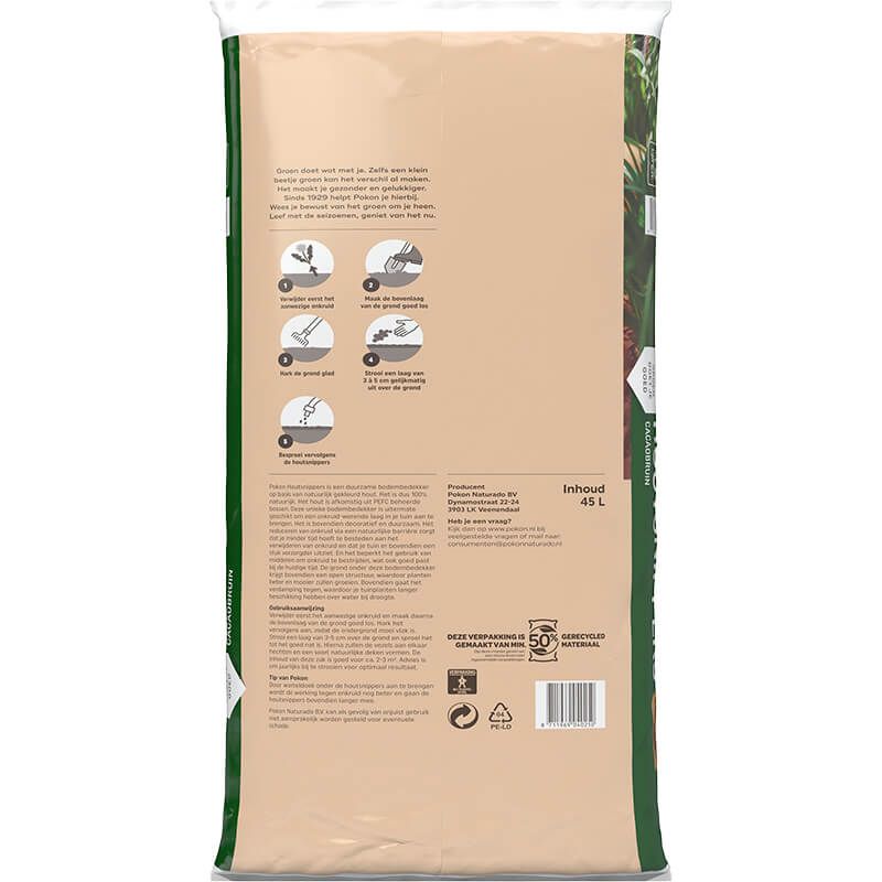 Pokon houtsnippers cacaobruin 45L, foto 5 van 5