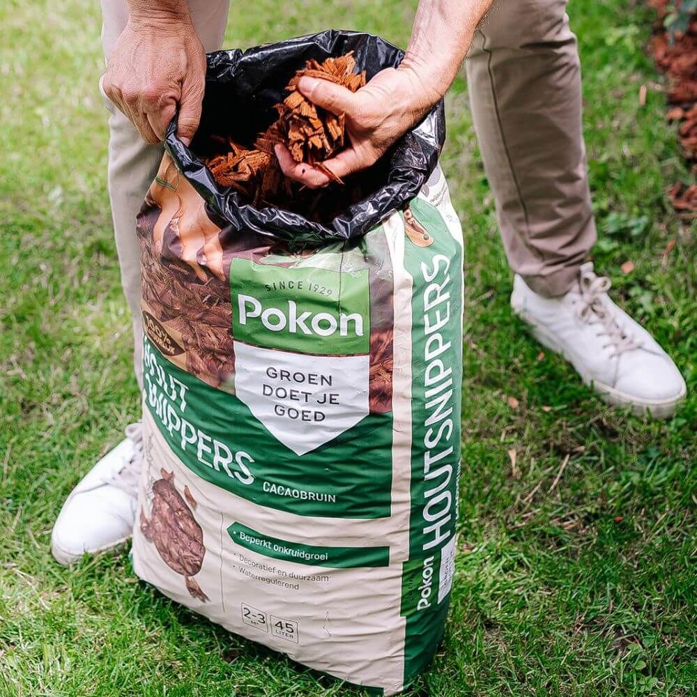 Pokon houtsnippers cacaobruin 45L, foto 4 van 5