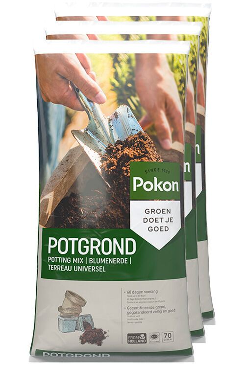 Halve pallet Pokon potgrond 20x70L (1400L), foto 2 van 5