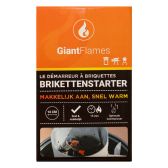 Giant Flames brikettenstarter Vooraanzicht