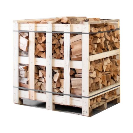 Halve pallet ovengedroogd beuken haardhout zonder schors 25cm main product photo