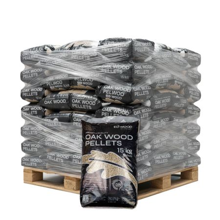 Pallet Edwood houtpellets 65 zakken x 15kg (975kg) main product photo