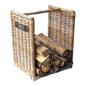 Haardmand Rotan Grijs