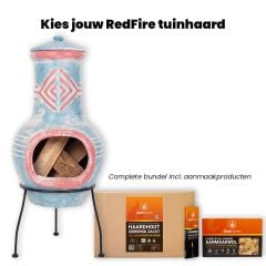 Complete tuinhaard bundel - RedFire Chimenea Colima
