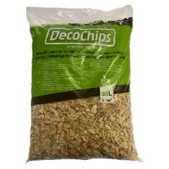DecoChips Houtsnippers Naturel 35L
