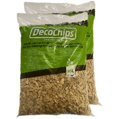 40 x 35L DecoChips Houtsnippers Naturel
