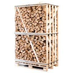 Hele pallet ovengedroogd gekloofd beuken haardhout 25cm Hele pallet ovengedroogd gekloofd beuken haardhout 25cm