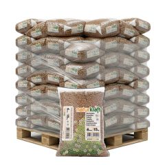 Pallet Naturkraft houtpellets 66 zakken x 15 kg (990 kg)