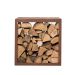 RedFire Handmade Wood Storage Box Hodr 50 cm gestapeld