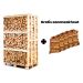 Hele pallet eikenhout + gratis 5 zakken aanmaakhout
