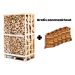 Hele pallet essenhout + gratis 5 zakken aanmaakhout