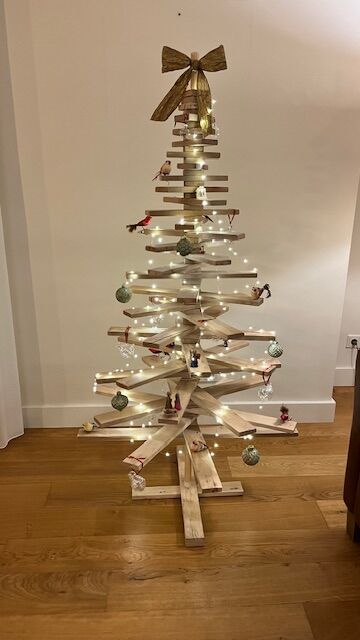 DIY kerstboom maken van hout DIY kerstboom maken van hout